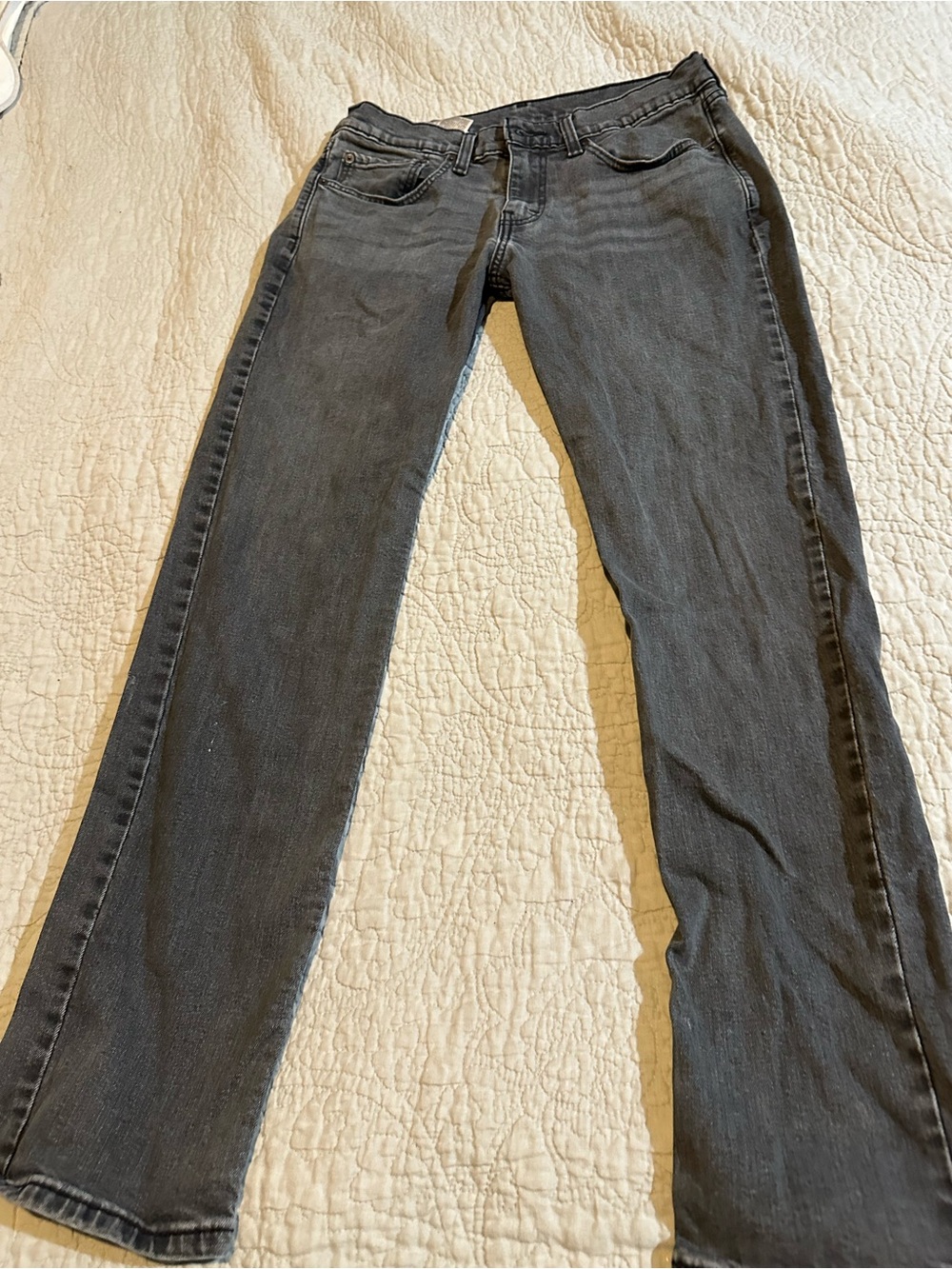 Levi's Men's Straight Leg Jeans - Charcoal Black